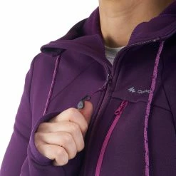 Quechua Women's Hiking Fleece Jacket Forclaz 400 Hiking Clothing