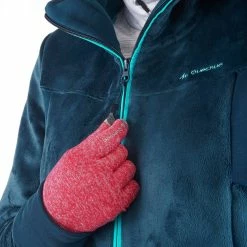 Quechua Women's Mountain Hiking Fleece Jacket Forclaz 500 Hiking Clothing