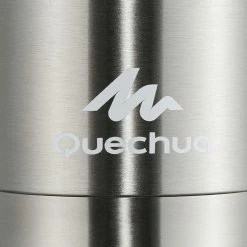 Quechua, Stainless Steel Isothermal Hiking Water Bottle, 13.5oz