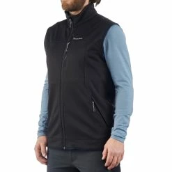 Quechua Trek 500, Softshell Hiking Windbreaker Vest, Men's Hiking Clothing