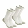 Quechua Hiking Clothing Country Walking Socks High X 2 Pairs NH100