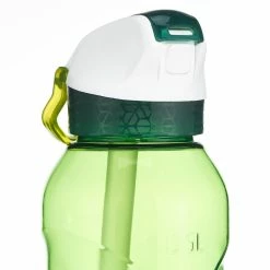 Quechua, Plastic Hiking Water Bottle With Instant Cap + Straw, 17oz Hiking Clothing