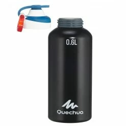 Quechua Quick-Open 500, 0.6 L Aluminum Hiking Flask