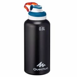 Quechua Quick-Open 500, 0.6 L Aluminum Hiking Flask