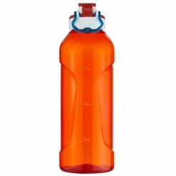 Quechua Tritan 500, Quick Opening Plastic Hiking Water Bottle, 27oz Hiking Clothing