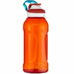 Quechua Tritan 500, Quick Opening Plastic Hiking Water Bottle, 17oz