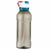 Hiking Clothing Quechua Tritan 900, Instant Stopper Plastic Hiking Water Bottle With Straw, 27oz