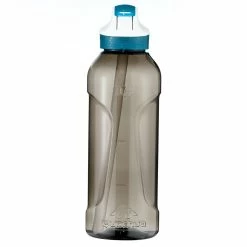 Hiking Clothing Quechua Tritan 900, Instant Stopper Plastic Hiking Water Bottle With Straw, 27oz