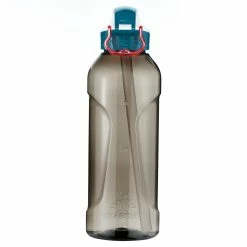 Hiking Clothing Quechua Tritan 900, Instant Stopper Plastic Hiking Water Bottle With Straw, 27oz
