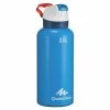 Quechua 900, Quick Opening Tube 0.6 L Aluminum Hiking Water Bottle Hiking Clothing