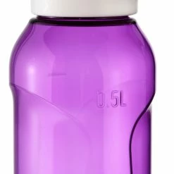 Quechua Tritan 500, Quick Opening Plastic Hiking Water Bottle, 17oz