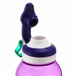 Quechua Tritan 500, Quick Opening Plastic Hiking Water Bottle, 17oz