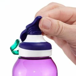 Quechua Tritan 500, Quick Opening Plastic Hiking Water Bottle, 17oz