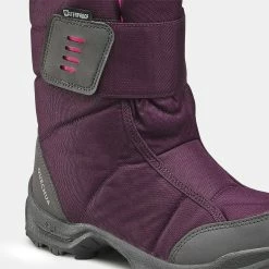 Hiking Clothing Quechua SH100 X-Warm Waterproof Snow Boots Kids'