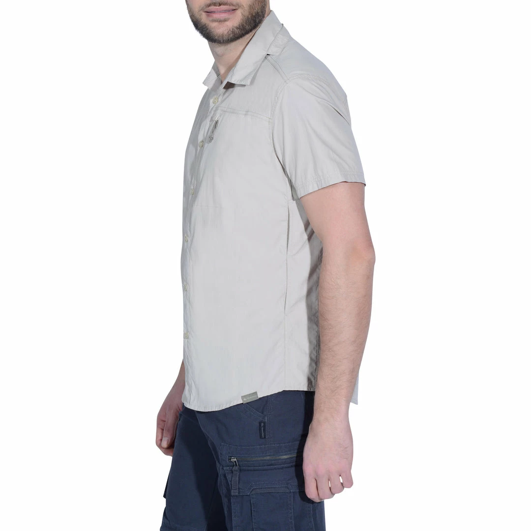 Forclaz Hiking Clothing Men’s Short Sleeved Hiking Shirt Arpenaz 500