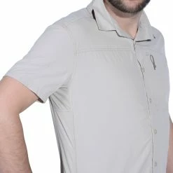 Forclaz Hiking Clothing Men’s Short Sleeved Hiking Shirt Arpenaz 500