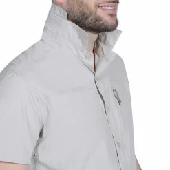 Forclaz Hiking Clothing Men’s Short Sleeved Hiking Shirt Arpenaz 500