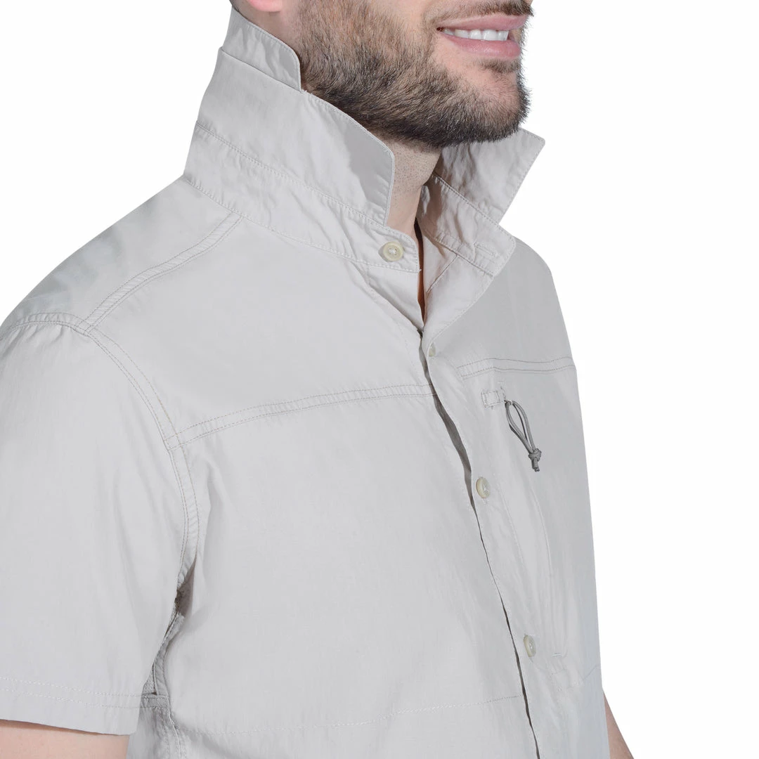 Forclaz Hiking Clothing Men’s Short Sleeved Hiking Shirt Arpenaz 500