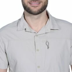 Forclaz Hiking Clothing Men’s Short Sleeved Hiking Shirt Arpenaz 500