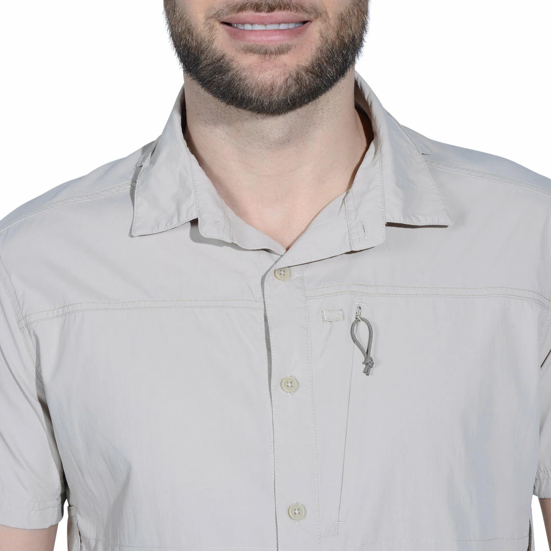 Forclaz Hiking Clothing Men’s Short Sleeved Hiking Shirt Arpenaz 500