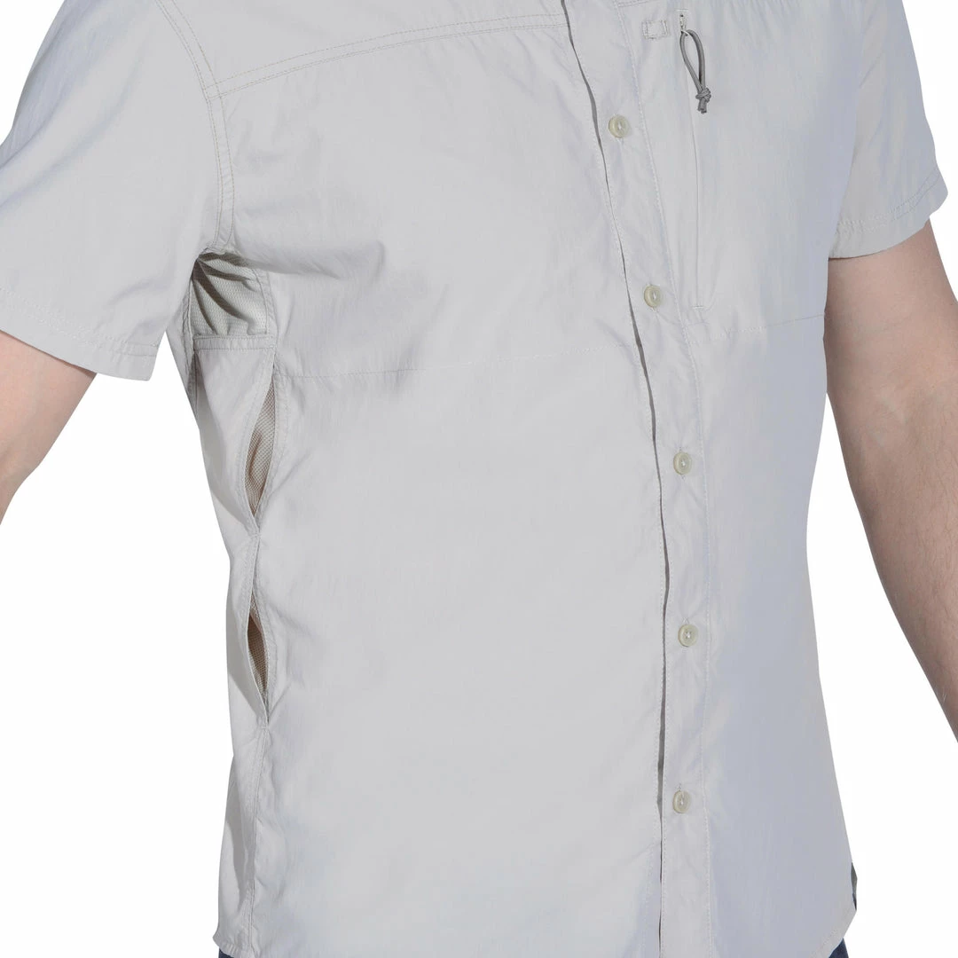 Forclaz Hiking Clothing Men’s Short Sleeved Hiking Shirt Arpenaz 500