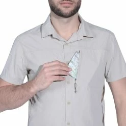 Forclaz Hiking Clothing Men’s Short Sleeved Hiking Shirt Arpenaz 500