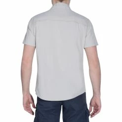 Forclaz Hiking Clothing Men’s Short Sleeved Hiking Shirt Arpenaz 500