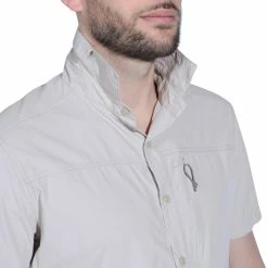 Forclaz Hiking Clothing Men’s Short Sleeved Hiking Shirt Arpenaz 500