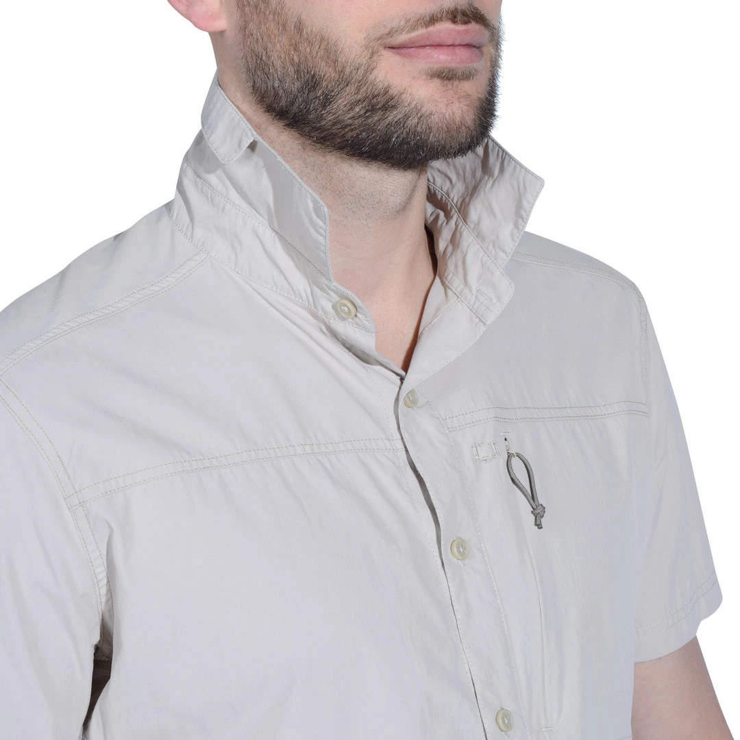 Forclaz Hiking Clothing Men’s Short Sleeved Hiking Shirt Arpenaz 500