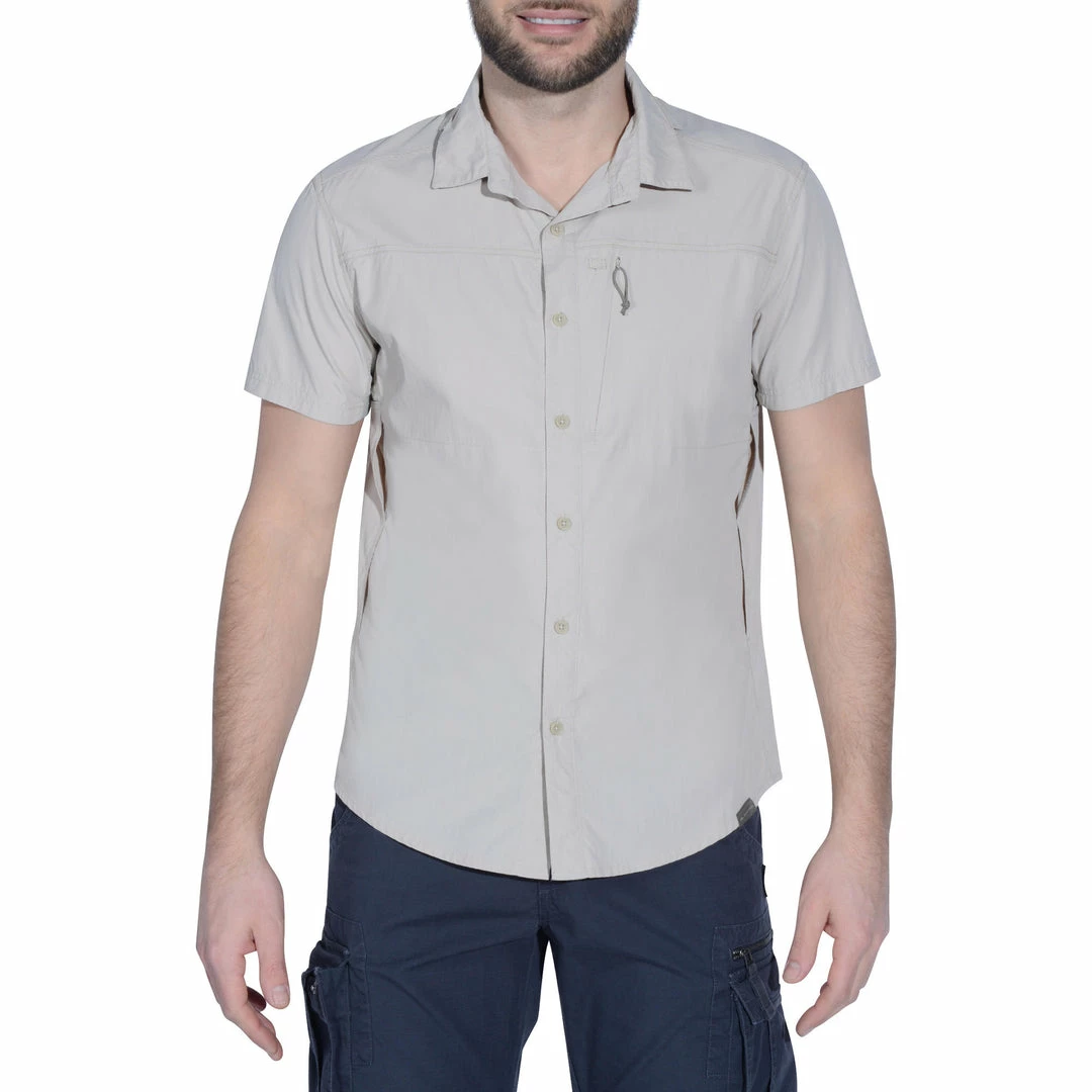 Forclaz Hiking Clothing Men’s Short Sleeved Hiking Shirt Arpenaz 500