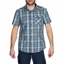 Quechua Hiking Clothing Men's Hiking Short-Sleeved Shirt Arpenaz 100