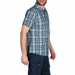 Quechua Hiking Clothing Men's Hiking Short-Sleeved Shirt Arpenaz 100