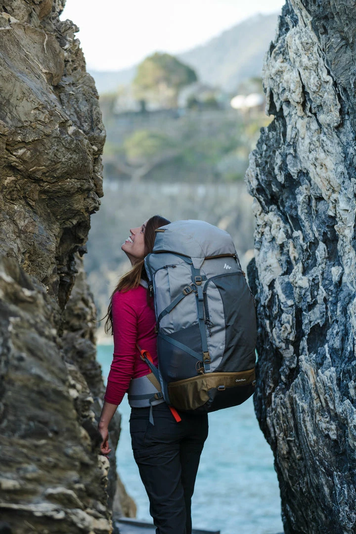 Hiking Clothing Forclaz Travel 500, 70 L Hiking Backpack, Women's