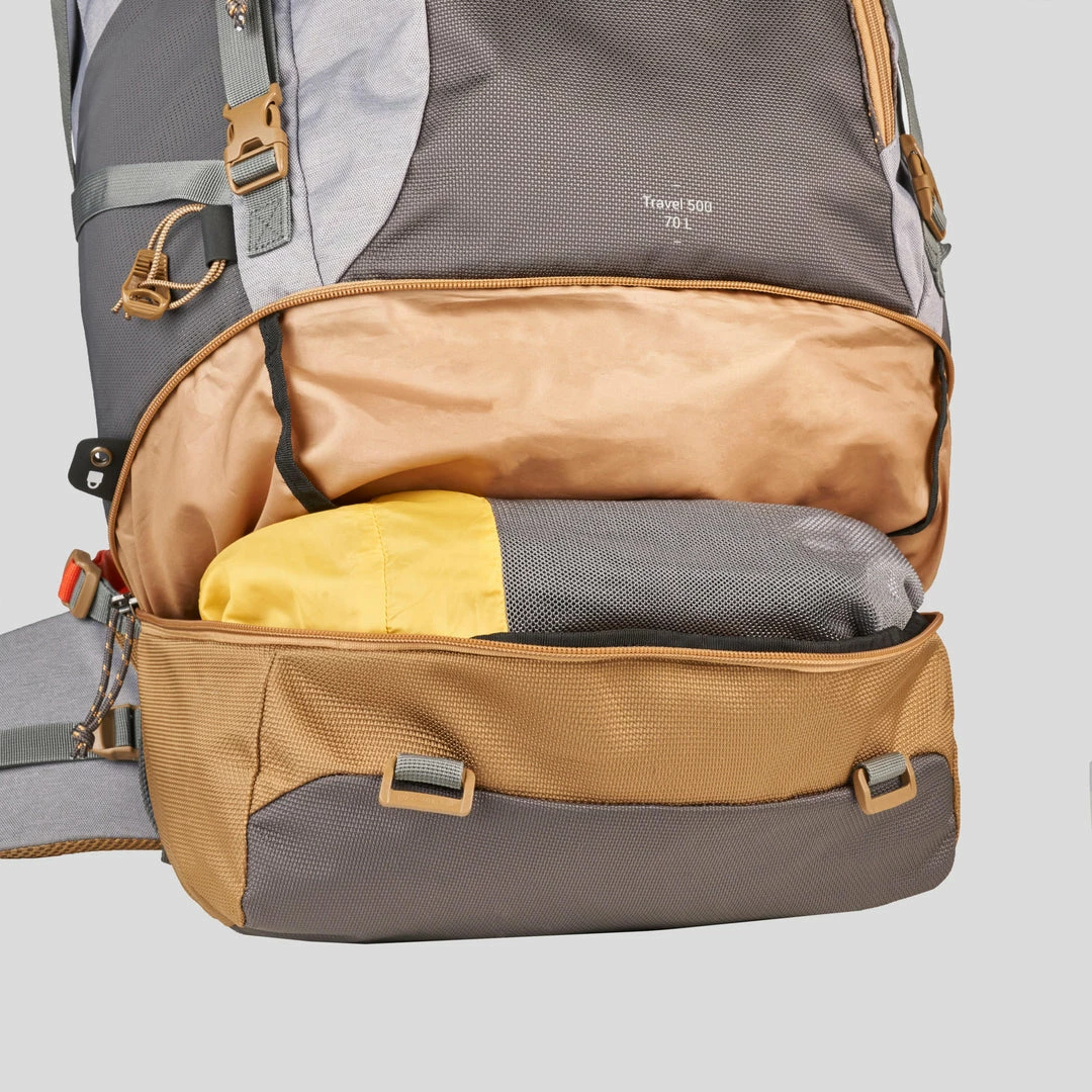 Hiking Clothing Forclaz Travel 500, 70 L Hiking Backpack, Women's