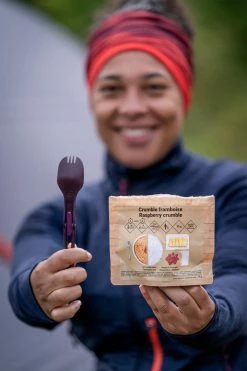 Hiking Clothing Forclaz Trek 500, Folding Plastic Camping Spoon+Fork