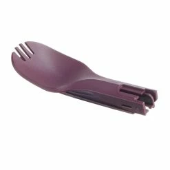 Hiking Clothing Forclaz Trek 500, Folding Plastic Camping Spoon+Fork