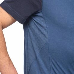 Hiking Clothing Forclaz Trek 500, Short Sleeved Merino Wool Hiking T-Shirt, Men's