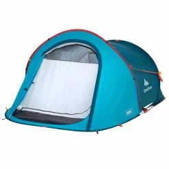 Quechua 2 Second, Waterproof Pop Up Camping Tent, 2 Person