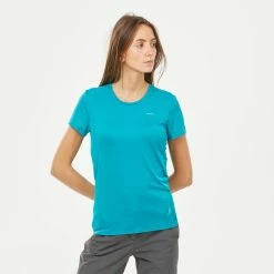 Quechua MH100, Short-Sleeved Hiking T-Shirt, Women's