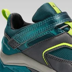 Quechua Crossrock, Waterproof Velcro Hiking Boots, Kids' Hiking Clothing