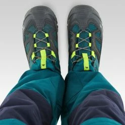 Quechua Crossrock, Waterproof Lace-Up Hiking Boots, Kids'