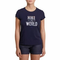 Quechua Women's Nature Hiking T-Shirt Techtil 100