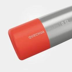 Quechua MH500, Stainless Steel Double Wall Isothermal Hiking Water Bottle, 17oz Hiking Clothing