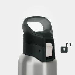 Quechua MH500, Stainless Steel Double Wall Isothermal Hiking Water Bottle, 17oz Hiking Clothing