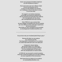 Forclaz Trek 100, 23°F Synthetic Padded Puffer Backpacking Jacket, Men's Hiking Clothing