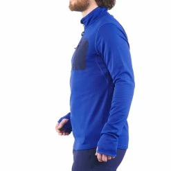 Quechua Hiking Clothing Men's Snow Hiking Long-Sleeve T-Shirt Forclaz 500