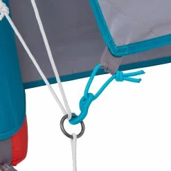 Quechua Air Seconds Fresh & Black, Inflatable Waterproof Family Camping Tent, 4 Person