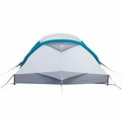 Quechua Air Seconds Fresh & Black, Inflatable Waterproof Family Camping Tent, 4 Person