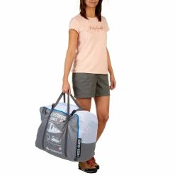 Quechua Air Seconds Fresh & Black, Inflatable Waterproof Family Camping Tent, 4 Person