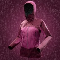 Hiking Clothing Forclaz Trek 500, Waterproof Hiking Jacket, Women's